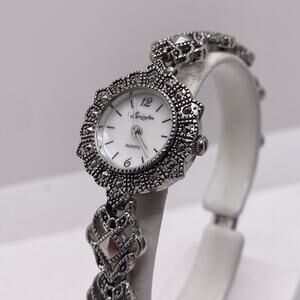 Vintage Lexington Womens Silver Tone Watch Works New Battery